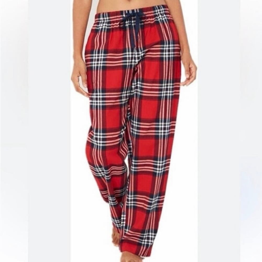 Aerie Red Plaid Pajama Lounge Pants Women’s XS Drawstring Sleepwear